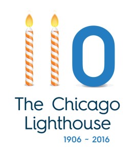 110th Anniversary logo. The two ones in 110 are depicted as birthday candles.
