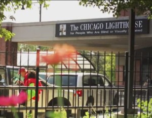 Guests arrive by Paratransit at The Chicago Lighthouse