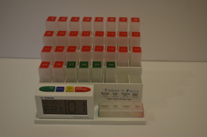 MedCenter System™ Talking One-Month Medication Organizer