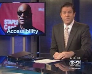 Stevie Wonder comments on accessibility for the disabled at Grammy awards