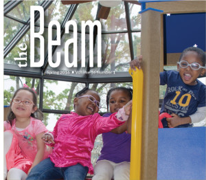 Cover image of Spring Beam 2016, Preschool children playing on top of new solarium equipment