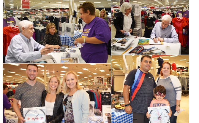 photo collage from Larry Broutman Target book signing