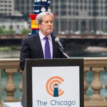 Board Members Discuss Lighthouses on Mag Mile Auction on WGN Radio image