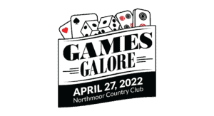 Games Galore Logo with Cards, Dice & Mahjong pieces