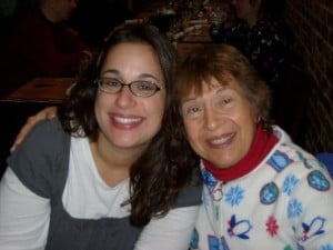Melissa Wittenberg from the Lighthouse North and her mother, Lois, who participates in the seniors program
