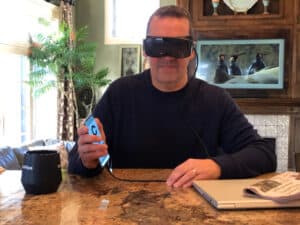 The Digital Vision Clinic by IrisVision Global may allow vision care providers to administer vision tests remotely to patients through a wearable device.
