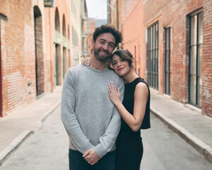 Ben Lowenstein and his fiancé, Justine Palefsky